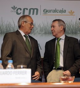 El Presidente Del Grupo CRM, Eduardo Ferrer, Y Director General, J. A. Gisbert
