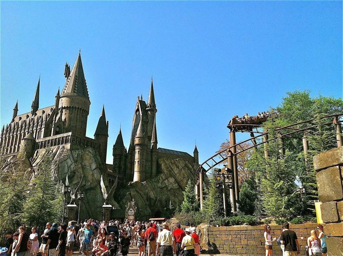 Imagen Del Parque Temático De Harry Potter Hogwarts