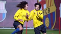 Fútbol.- El Barça se entrena con todos los disponibles excepto Adriano