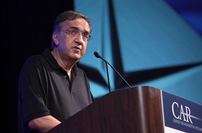 Sergio Marchionne Durante Una Conferencia En Traverse City (EEUU)