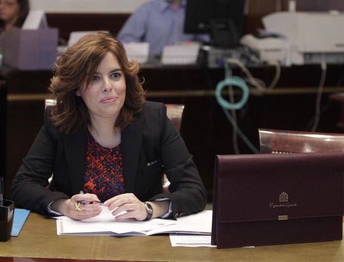 Imagen De Soraya Saénz De Santamaría Se Acredita