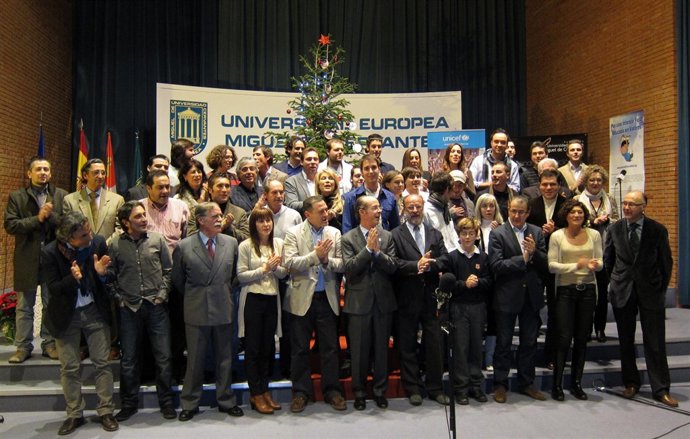 Participantes En El Villancico Solidario 'Valladolid Canta Para Ti'