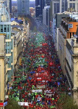 Manifestación En Bruselas