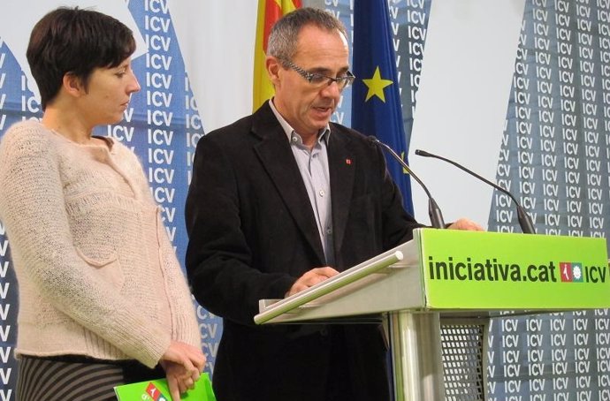 Joan Coscubiela Y Laia Ortiz (ICV)