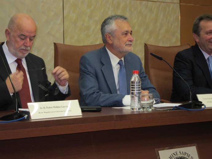 El Presidente De La Junta, José Antonio Griñán, En La UAL 