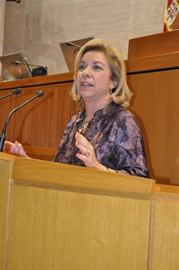 La Consejera De Educación, Universidad, Cultura Y Deporte De DGA, Dolores Serrat