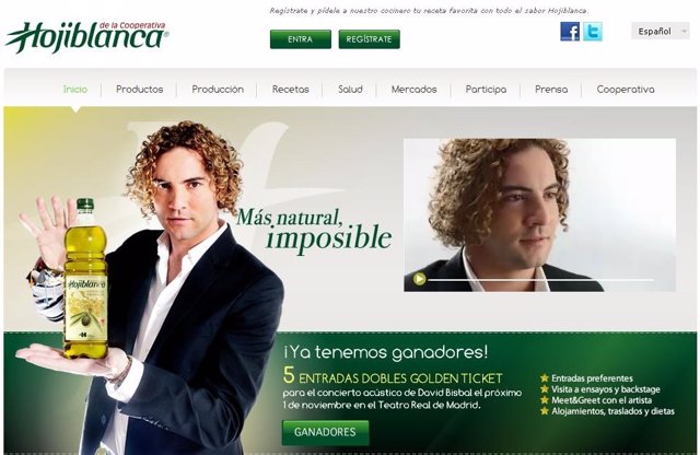 Página Web De Hojiblanca 