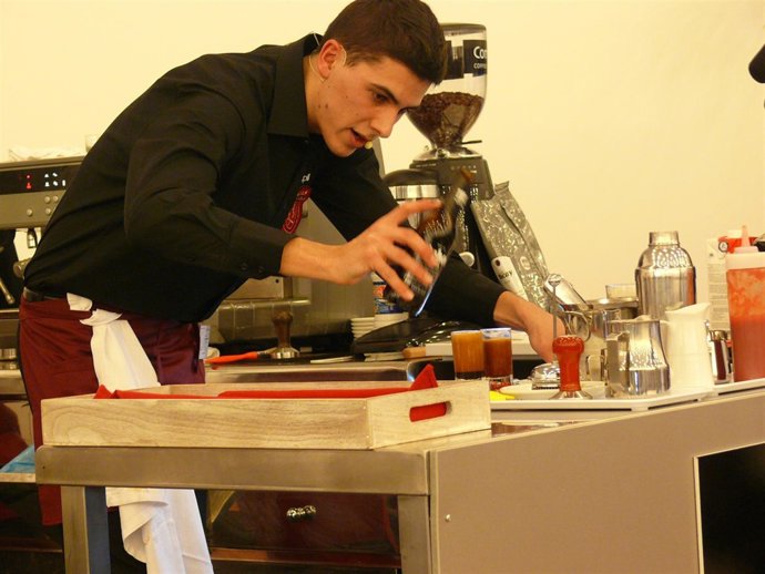 El Participante Navarro, En Un Momento De Su Actuación. 