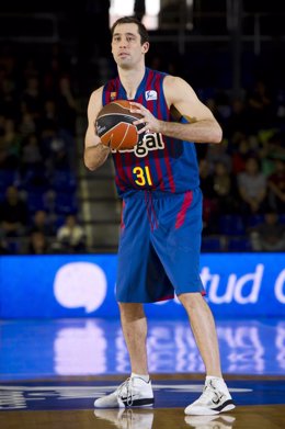 El jugador del Barcelona Regal, Chuck Eidson
