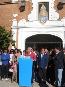 El Presidente Del PP-A, Javier Arenas