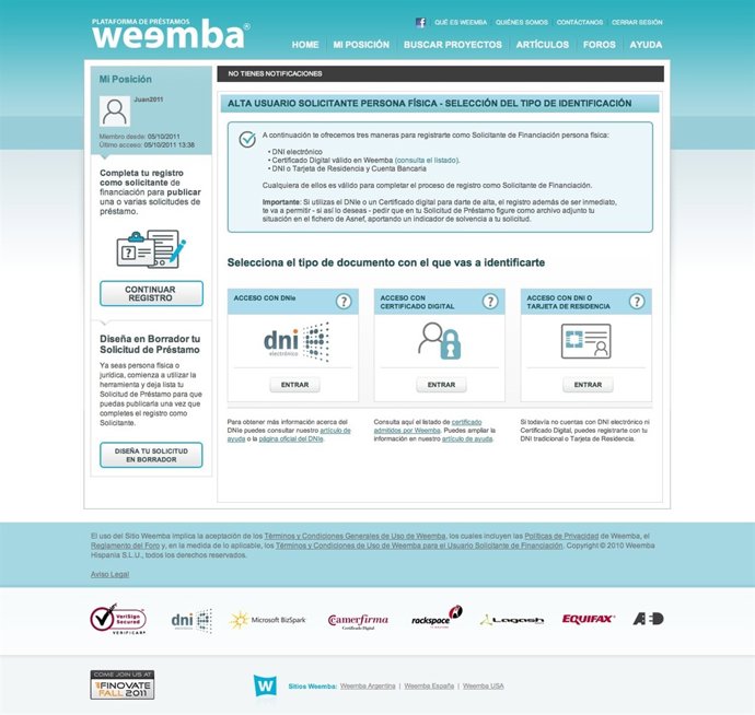Primera Plataforma De Préstamos Online Weemba