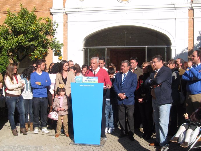 El Presidente Del PP-A, Javier Arenas
