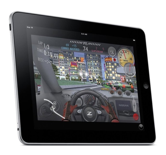 Tablet iPad de Apple como consola de videojuegos