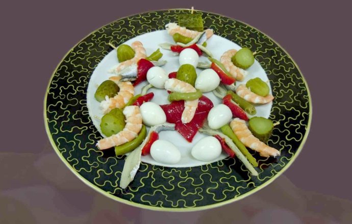 Una De Las Brochetas Ofrecidas