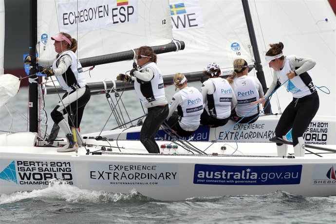 Tamara Echegoyen En El Mundial De Perth De Vela
