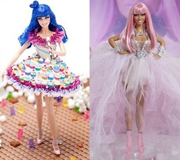 Katy Perry Y Nicki Minaj Barbies