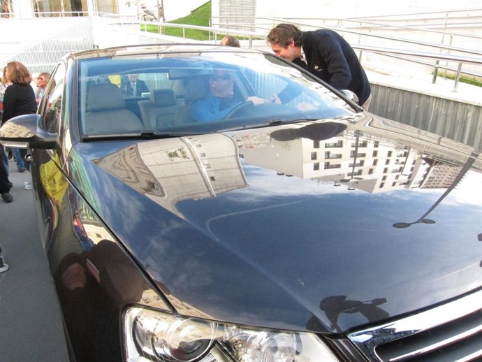 De La Serna, En La Salida De Vehículos Del Nuevo Aparcamiento De Tetuán