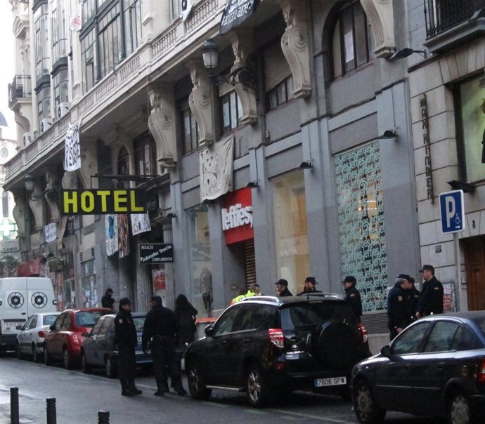 Hotel Madrid Desalojado