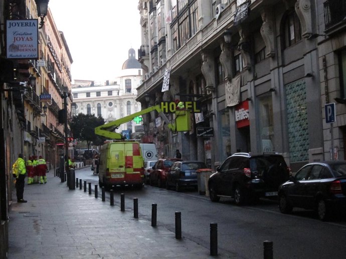 Hotel Madrid Desalojado