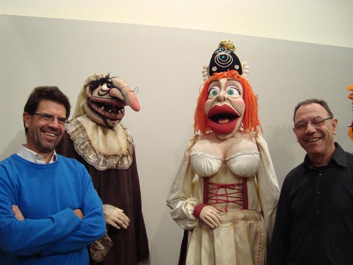 Manuel Román (D) Y Antonio Aragón, De Muñecos Animados