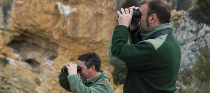 Agentes Observando La Cabra Montés