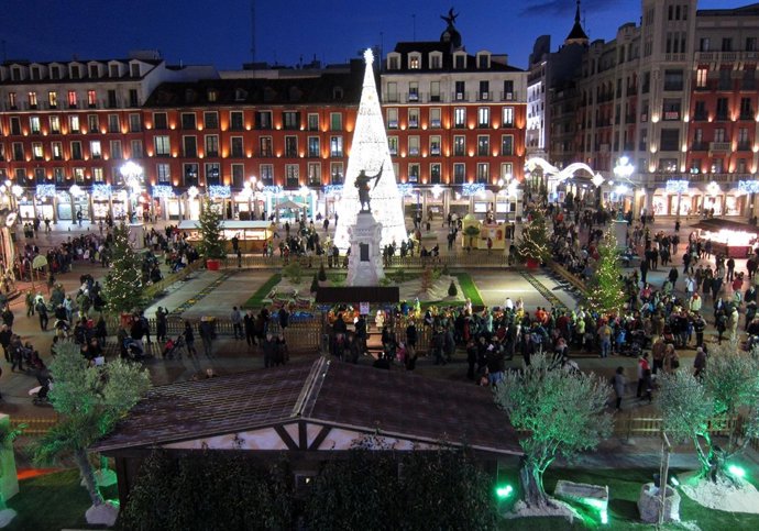 Iluminación Navideña En La Plaza Mayor.