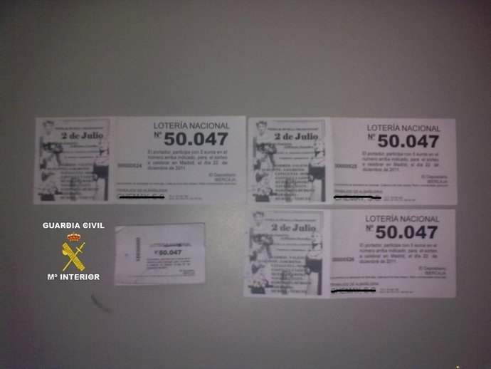 Lotería Falsa Localizada En Borja