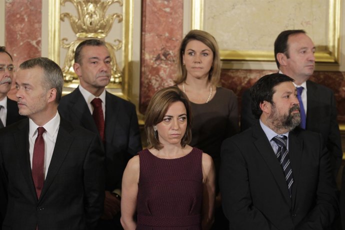 Rajoy, Zapatero, Chacón Y Demás Políticos En Actos Del Día De La Constitución