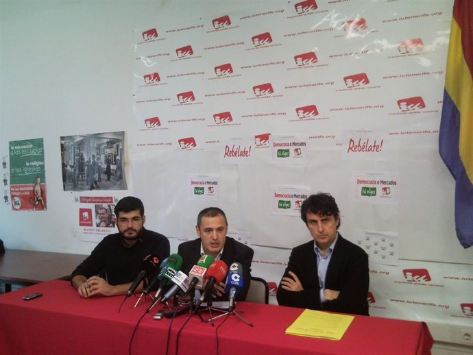 Pérez Ventura, Corrales Y Felipe Campos En Rueda De Prensa