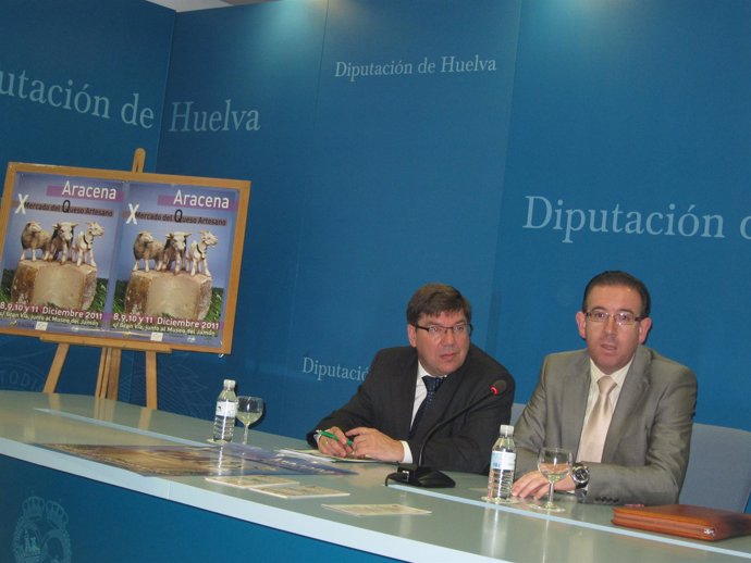 El Alcalde De Aracena, Manuel Guerra, Y El Delegado De Agricultura.