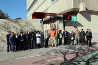 Comunidad universitaria de Granada guardia cinco minutos de silencio en memoria de la joven asesinada en Ceuta