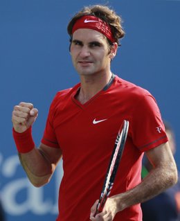 El Tenista Suizo Roger Federer