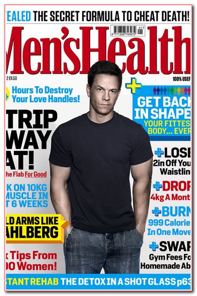 Mark Wahlberg En La Portada De 'Men's Health'
