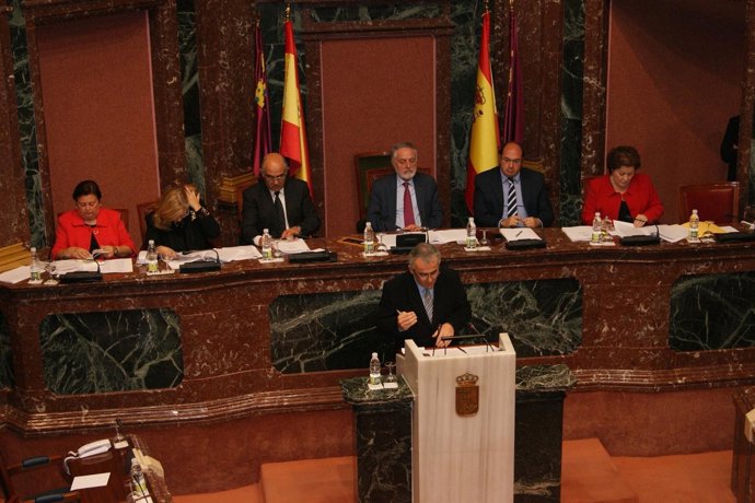 Alfonso Navarro En La Asamblea Regional