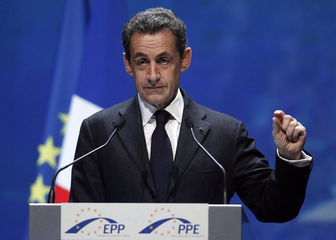 El Presidente De Francia, Nicolas Sarkozy