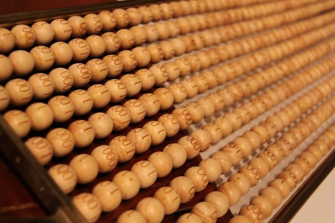 Bolas Del Sorteo De Navidad.