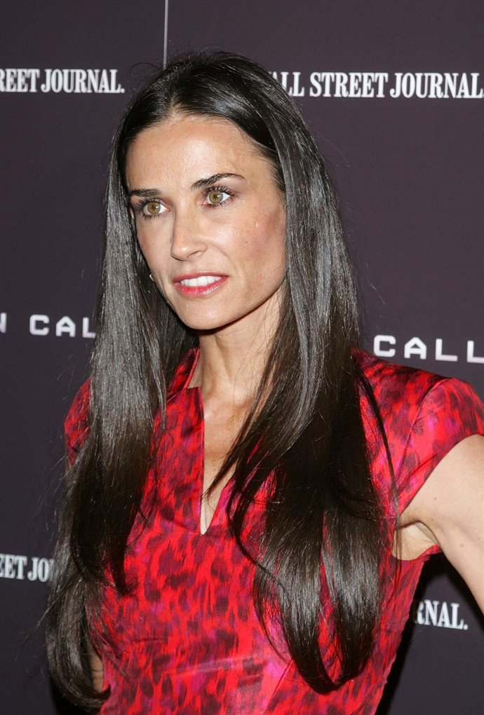 Demi Moore Con Cara De Asco 