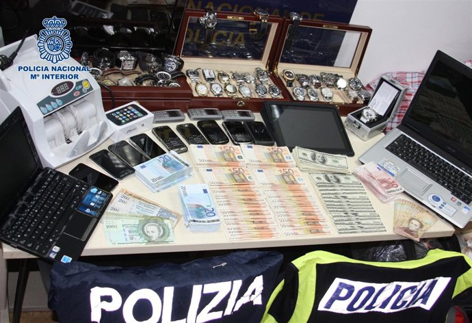 Material Incautado A Un Grupo De Narcotraficantes