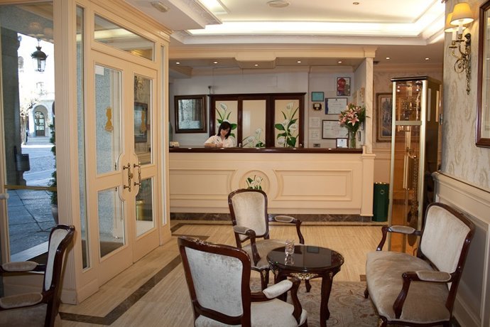 Recepción de un hotel