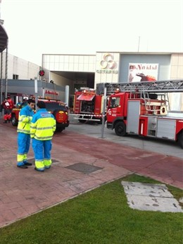 Incendio En Un Centro Comercial De Getafe