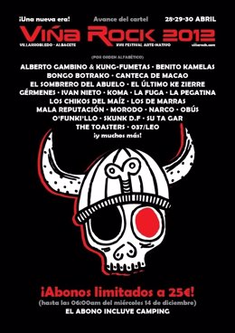 Cartel Viña Rock