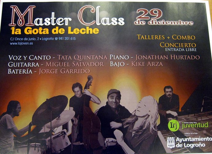 Cartel Anunciador De La Masterclass