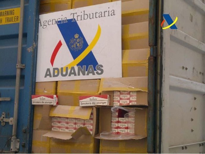 La Agencia Tributaria Se Aprehende De Tabaco Falsificado