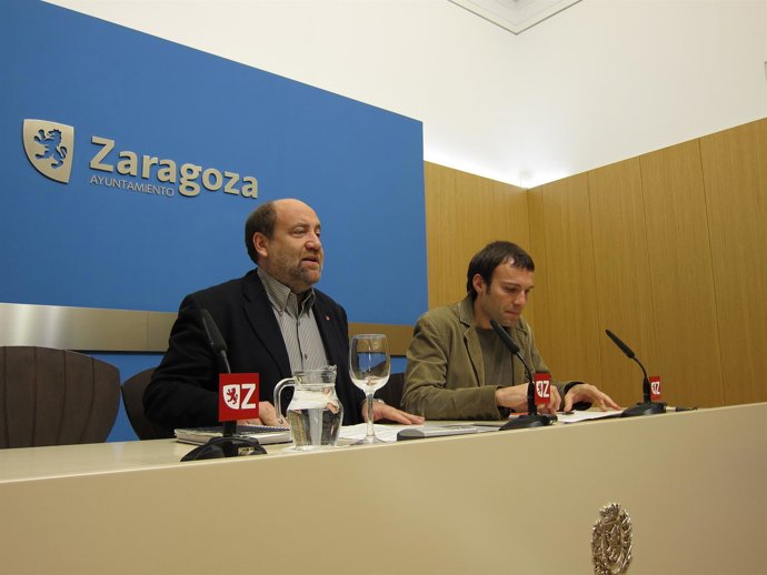 José Manuel Alonso Y Pablo Muñoz, Concejales De IU En El Ayto Zaragoza