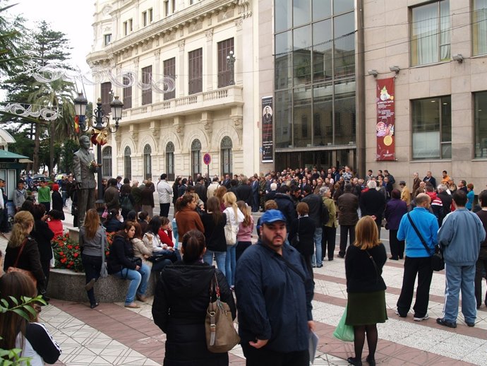 Concentración Ante La Asamblea De Ceuta
