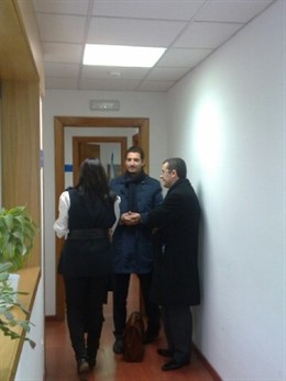 El Exdiputado Javier Escribano En El Juzgado.