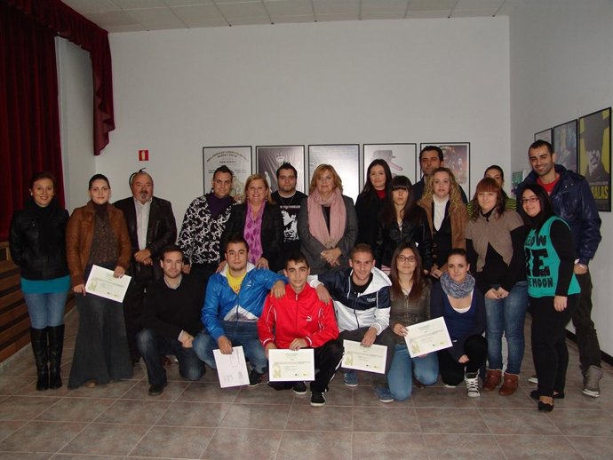 Entrega De Diplomas A Alumnos De 'Tabernas De Cine II'