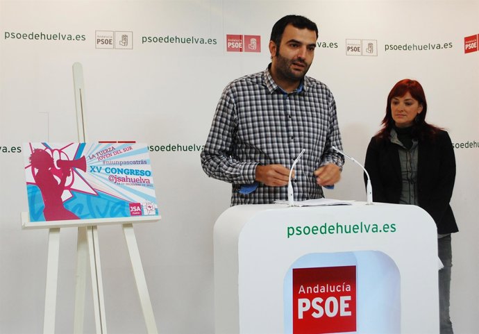 El Secretario General De JJSS De Huelva, Ángel Romero.