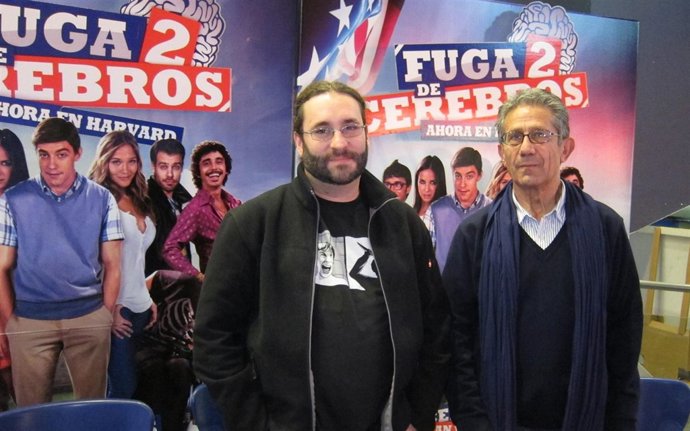 Carlos Theron Y El Propietario De Los Cines Van Dyck Tormes, Juan Heras