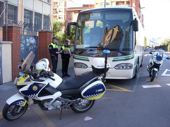 Campaña De Control Del Tranporte Escolar De Castellón.